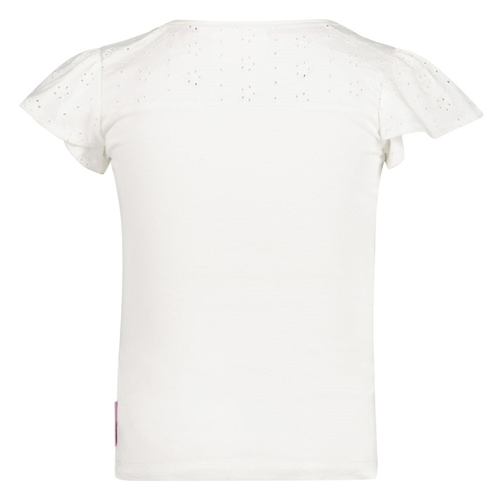 || Jubel || T-shirt met broderie en vogel- Picknick Perfect