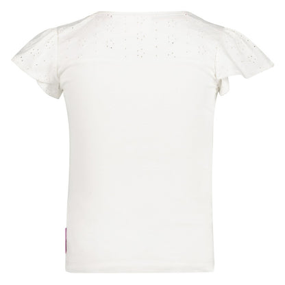 || Jubel || T-shirt met broderie en vogel- Picknick Perfect
