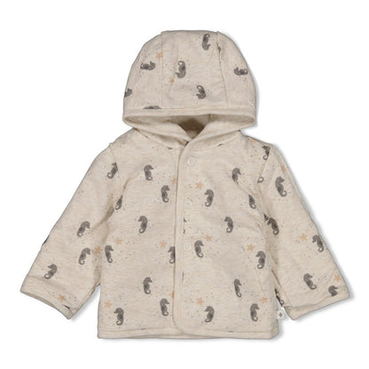 || Feetje || Omkeerbaar jasje met zeepaardjes print - Sea Sweeties