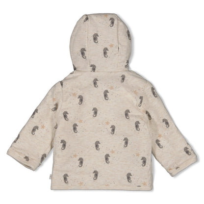 || Feetje || Omkeerbaar jasje met zeepaardjes print - Sea Sweeties