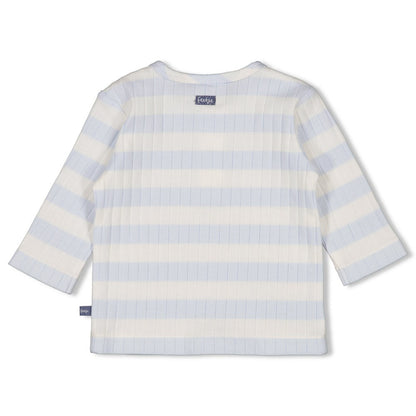 || Feetje || T-shirt rib met strepen - Blue Ocean