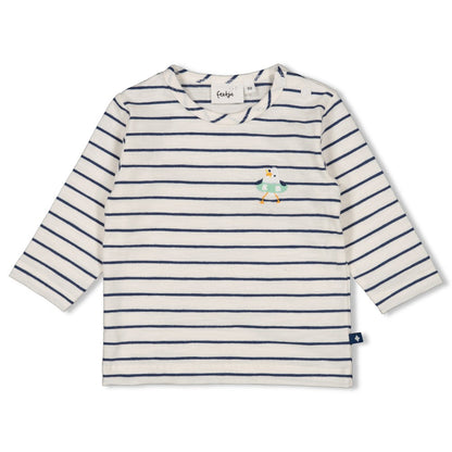 || Feetje || Gestreept t-shirt met lange mouwen - Seaside Happiness