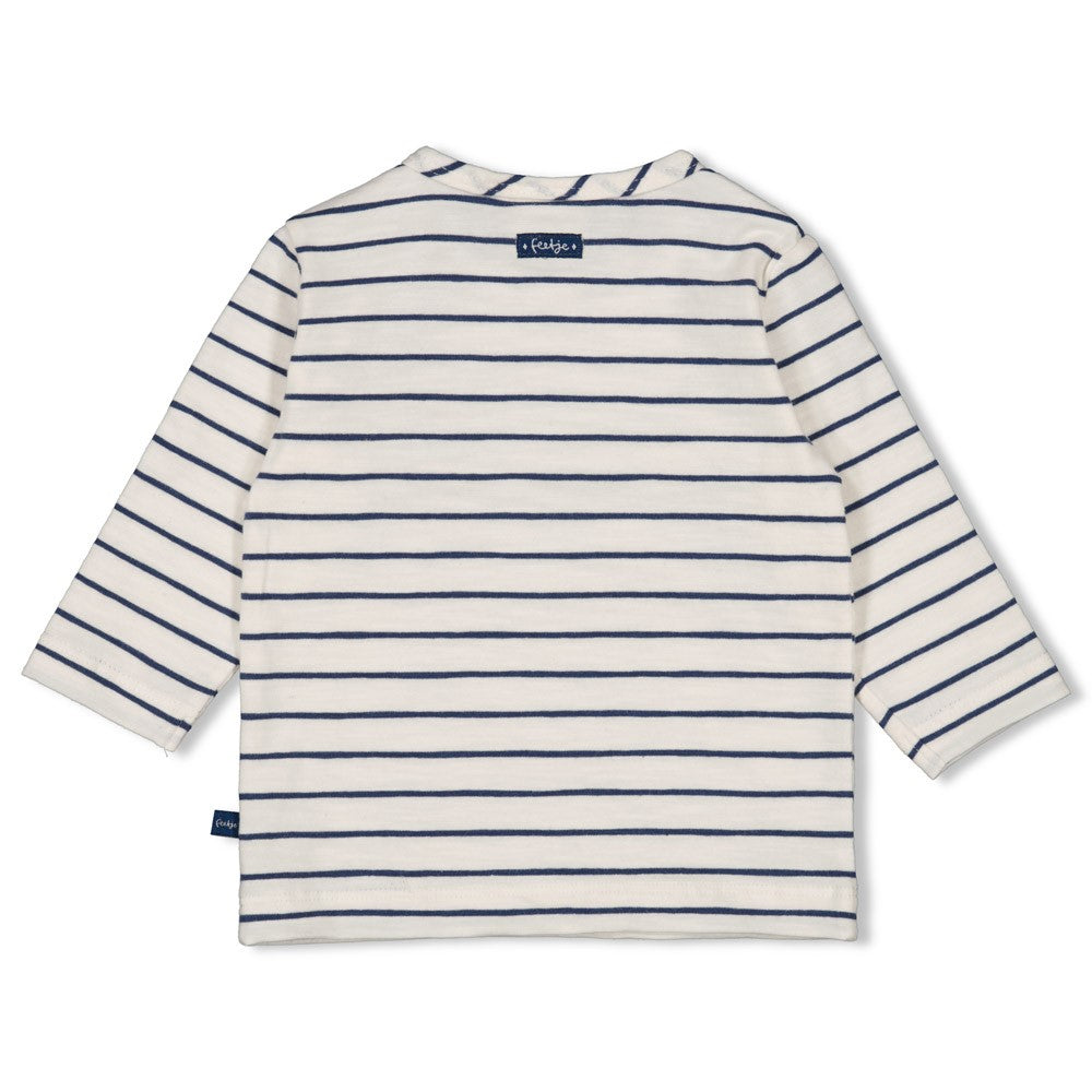 || Feetje || Gestreept t-shirt met lange mouwen - Seaside Happiness