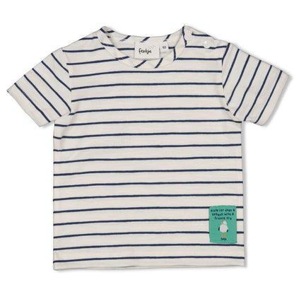 || Feetje || Gestreept t-shirt - Seaside Happiness