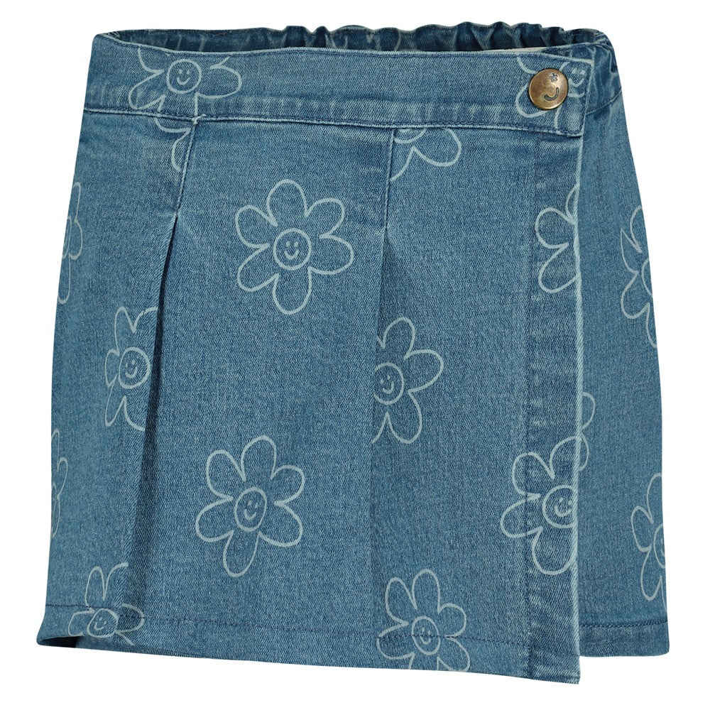 || Jubel || Denim skort met bloemen - Rolling into Spring
