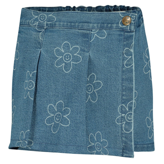 || Jubel || Denim skort met bloemen - Rolling into Spring