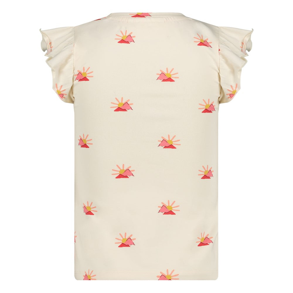 || Jubel || T-shirt met allover print - Salsa Sunset