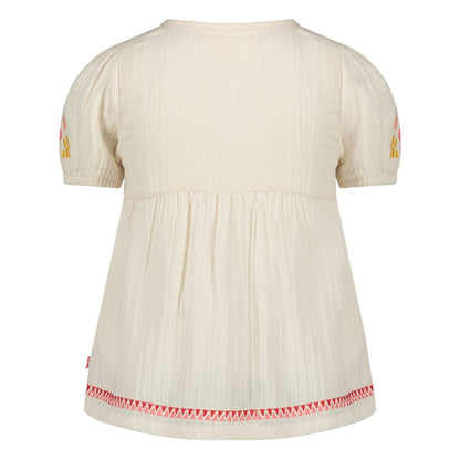 || Jubel || Mousseline blouse met borduursel - Salsa Sunset
