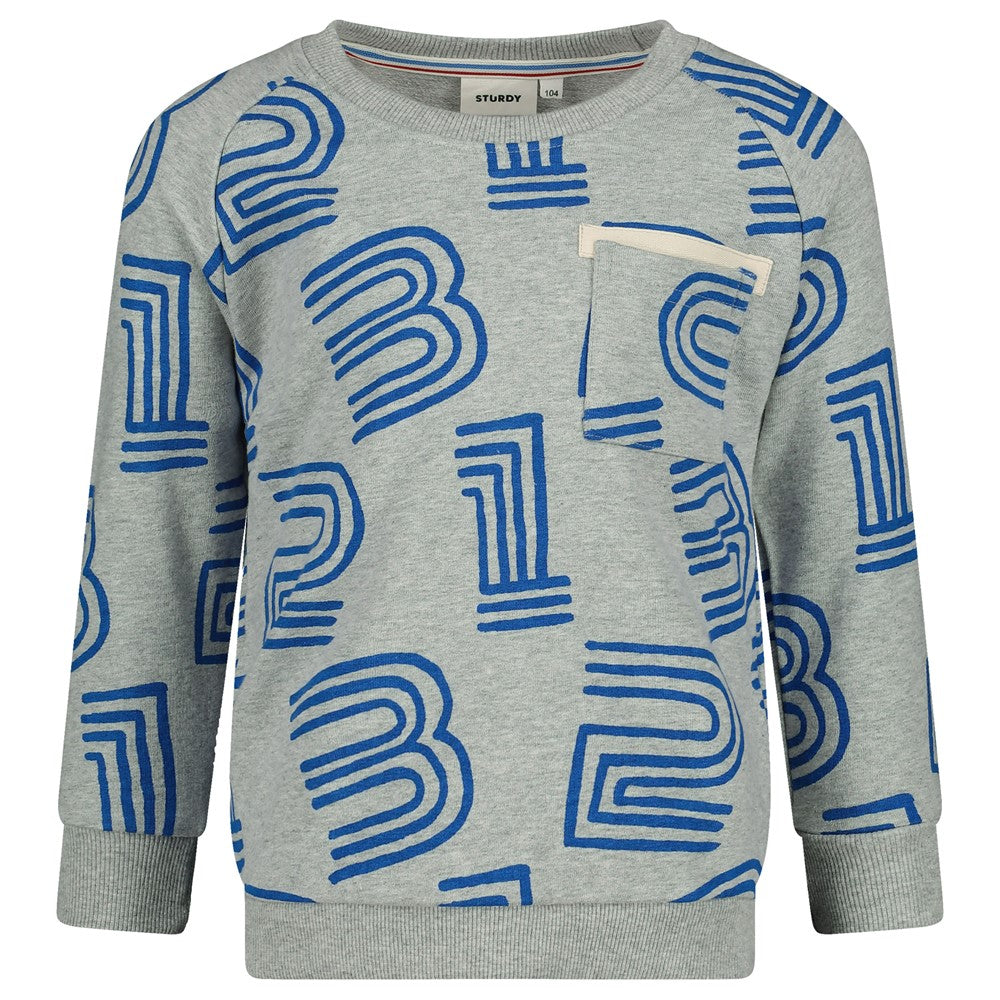 || Sturdy || Sweater met cijfer print - Run the Day