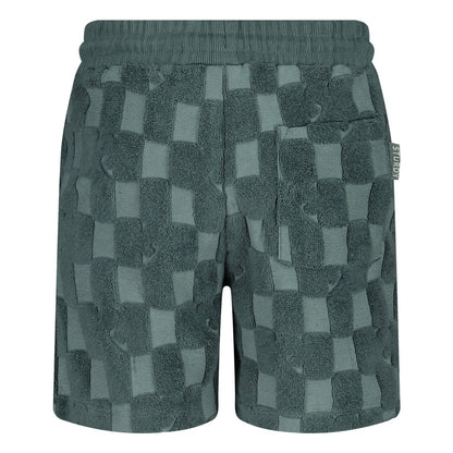 || Sturdy || Geblokte badstof short - Lagoon Legends