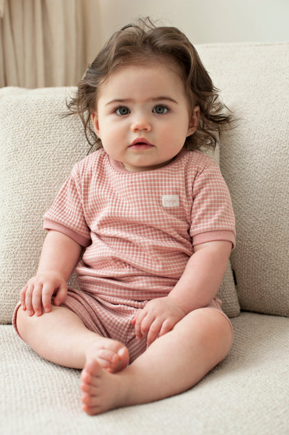 || Feetje || Shortama wafel Summer Special - Mauve