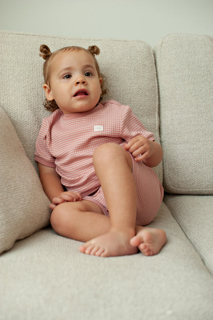 || Feetje || Shortama wafel Summer Special - Mauve