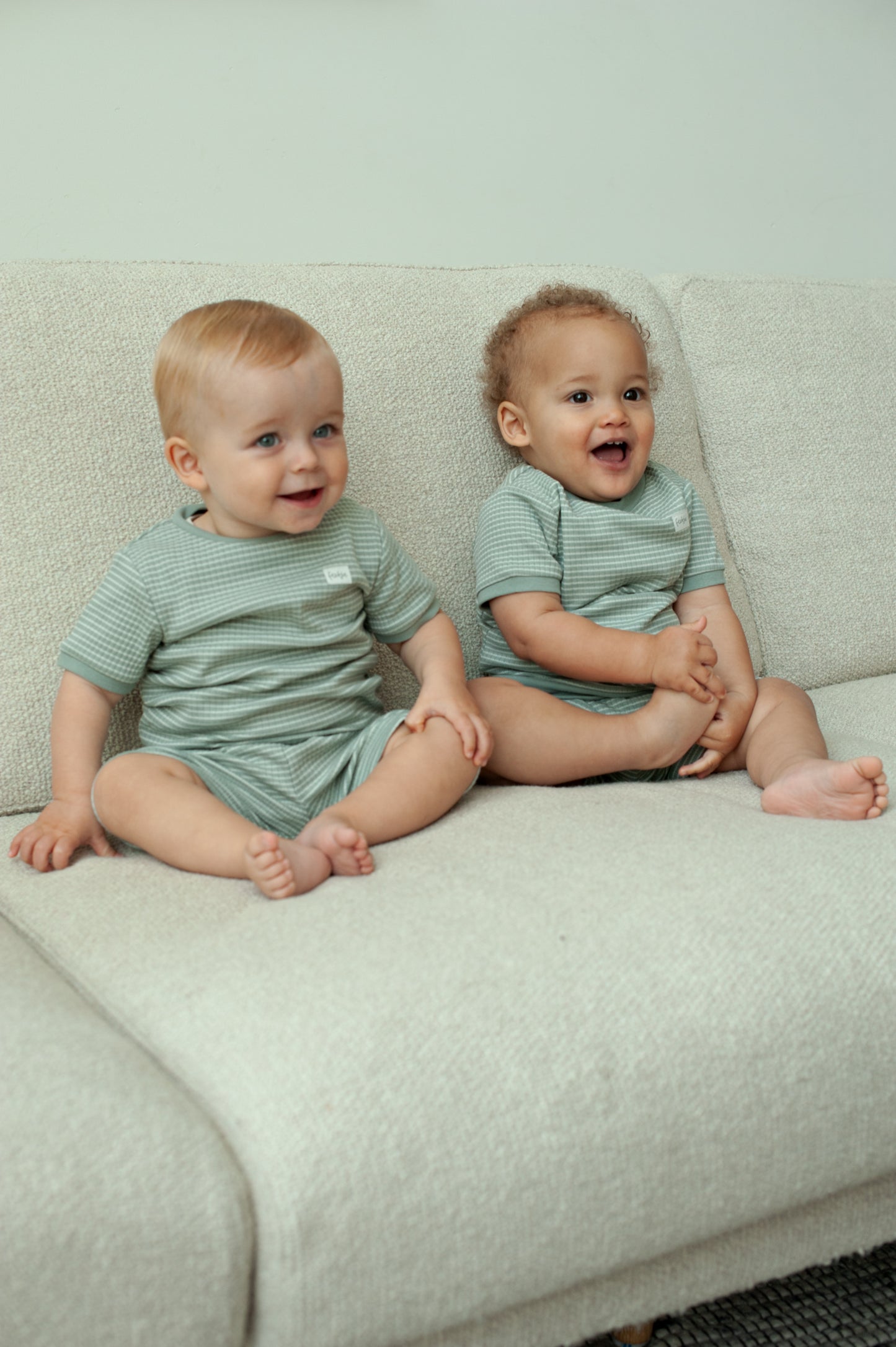 || Feetje || Shortama wafel Summer Special - Zeegroen