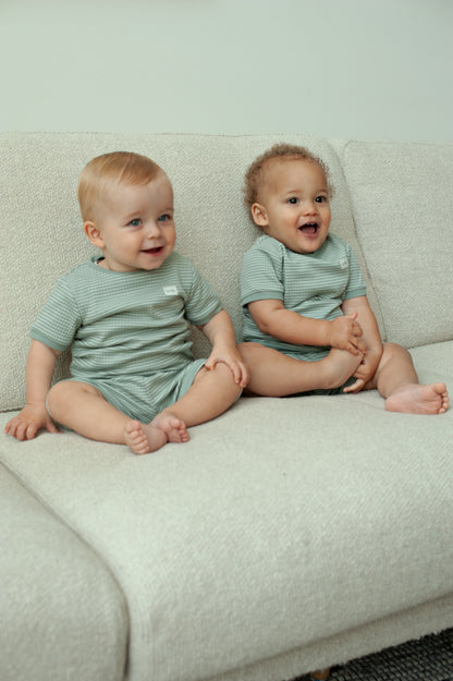 || Feetje || Shortama wafel Summer Special - Zeegroen