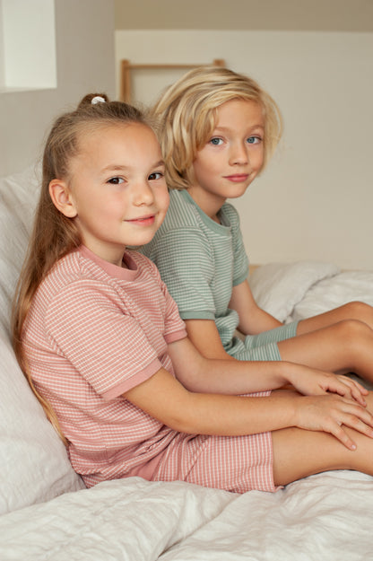 || Feetje || Shortama wafel Summer Special - Mauve