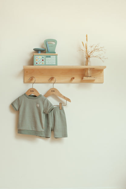 || Feetje || Shortama wafel Summer Special - Zeegroen