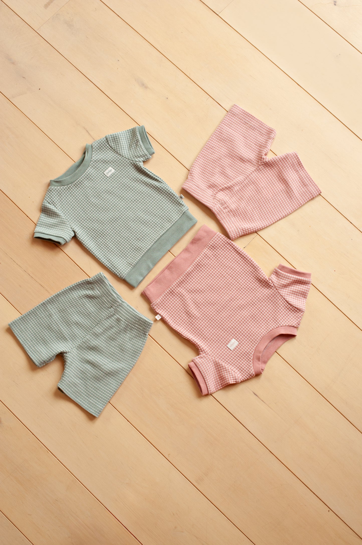 || Feetje || Shortama wafel Summer Special - Mauve