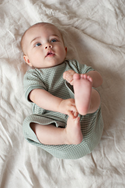 || Feetje || Shortama wafel Summer Special - Zeegroen