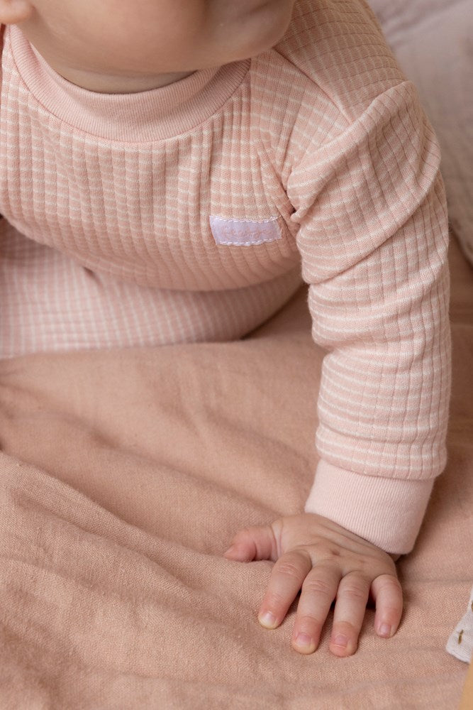 || Feetje || Pyjama wafel - Oud roze