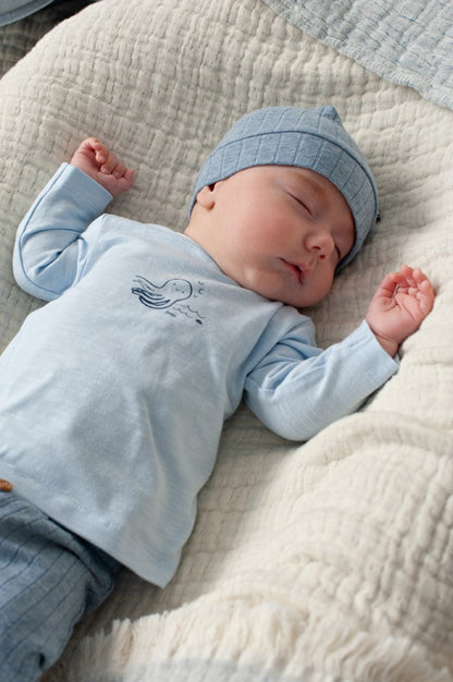 || Feetje || T-shirt met lange mouwen en print - Blue Ocean