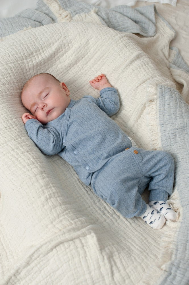 || Feetje || Overslagvestje met vissen - Blue Ocean