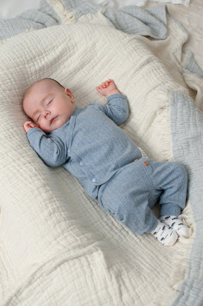 || Feetje || Overslagvestje met vissen - Blue Ocean