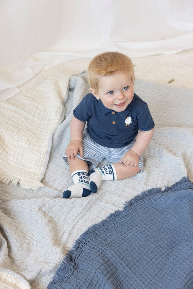 || Feetje || Polo met eendje - Seaside Happiness