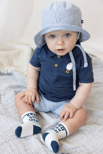|| Feetje || Polo met eendje - Seaside Happiness