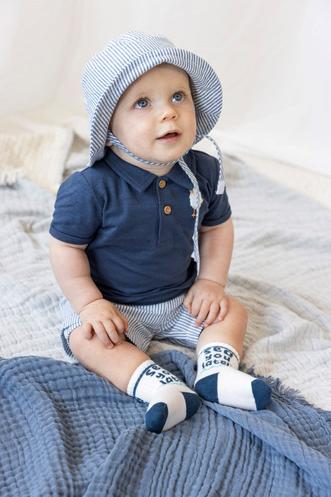 || Feetje || Gestreepte korte broek - Seaside Happiness