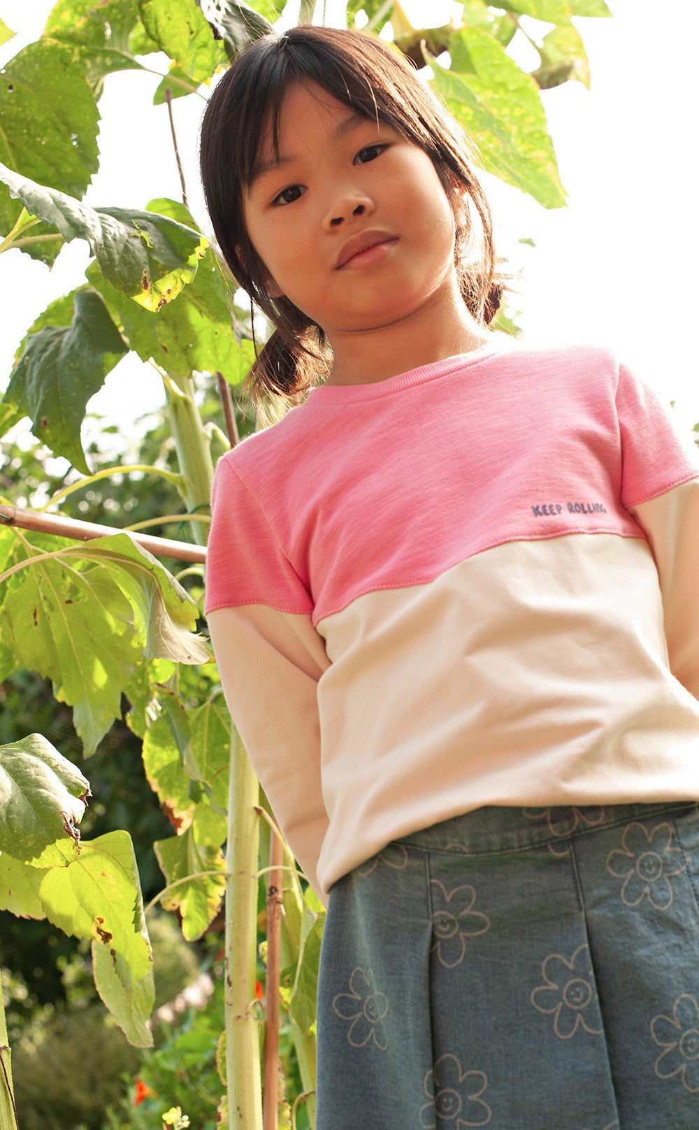 || Jubel || Denim skort met bloemen - Rolling into Spring