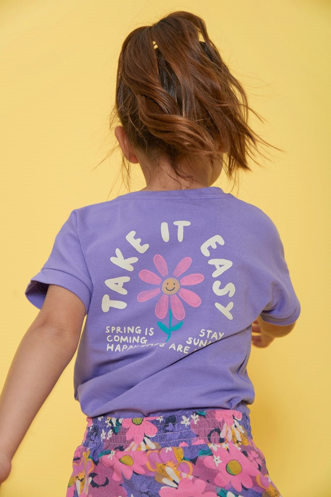 || Jubel || T-shirt met backprint - Rolling into Spring