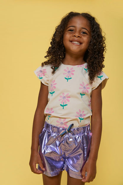 || Jubel || Metallic shorts - Rolling into Spring