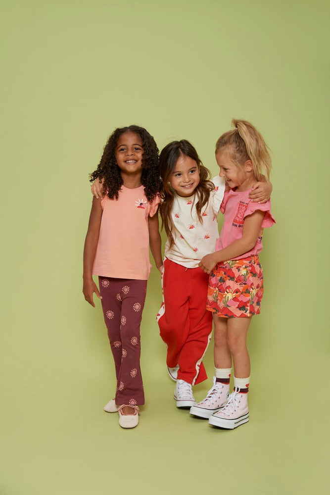 || Jubel || T-shirt met backprint - Salsa Sunset