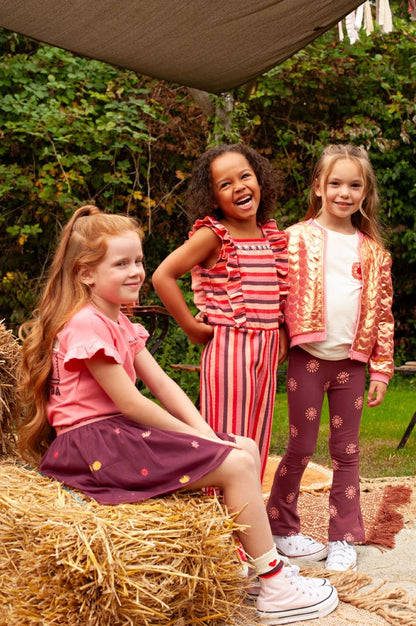 || Jubel || T-shirt met backprint - Salsa Sunset