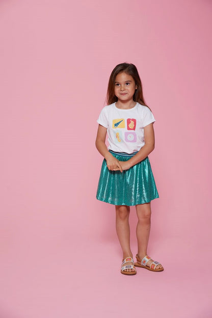 || Jubel || T-shirt met print - Lazy Lagoon