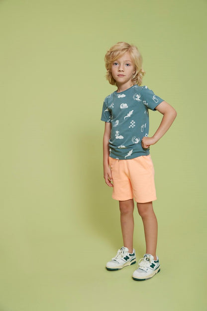 || Sturdy || T-shirt met lagoon print - Lagoon Legends