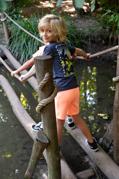 || Sturdy || T-shirt met backprint - Lagoon Legends