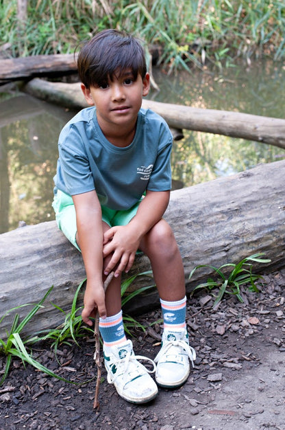 || Sturdy || Oversized t-shirt met backprint - Lagoon Legends