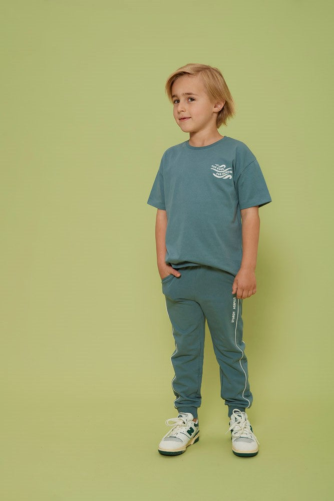 || Sturdy || Oversized t-shirt met backprint - Lagoon Legends