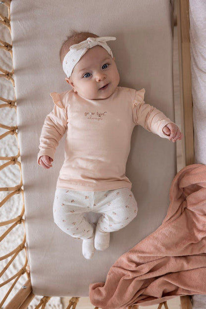 || Feetje || T-shirt met lange mouwen ‘grow love always’ - Little Rosebud
