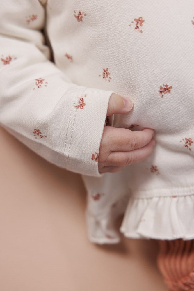 || Feetje || Ribbroek met ajour - Morning Sun