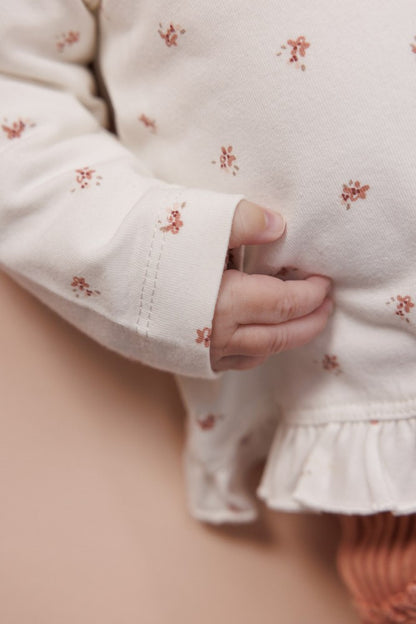 || Feetje || Ribbroek met ajour - Morning Sun