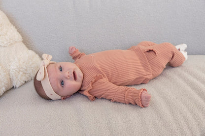 || Feetje || Ribbroek met ajour - Morning Sun