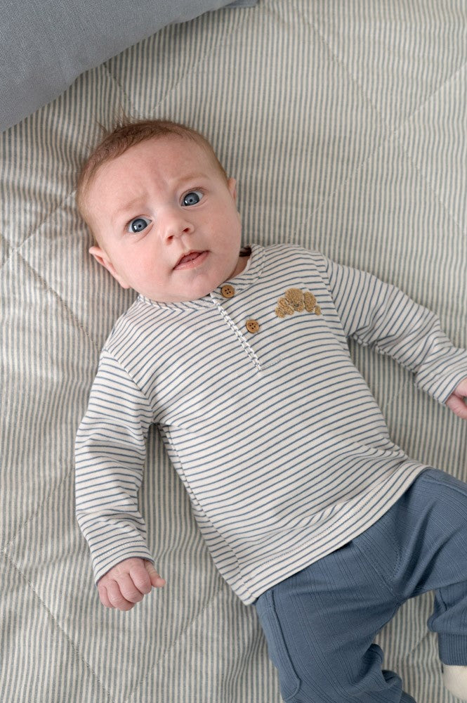 || Feetje || Gestreept t-shirt - Breakfast Buddy
