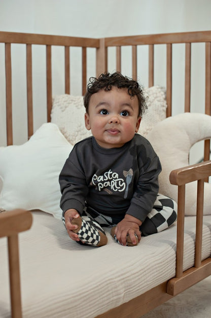 || Feetje || Sweater met pasta party print - Pasta Party