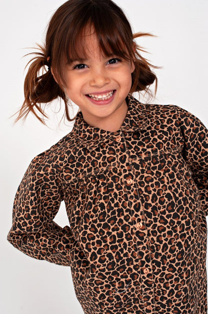 || Jubel || Denim jurk met panter print - City Chic