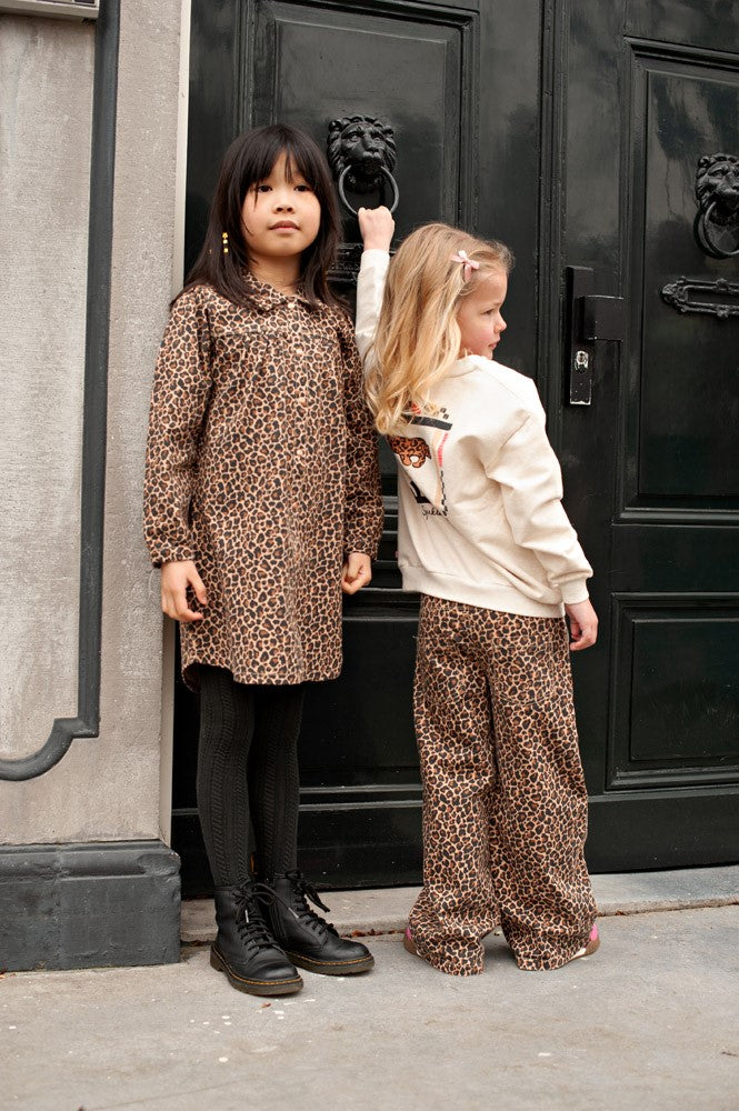 || Jubel || Denim jurk met panter print - City Chic