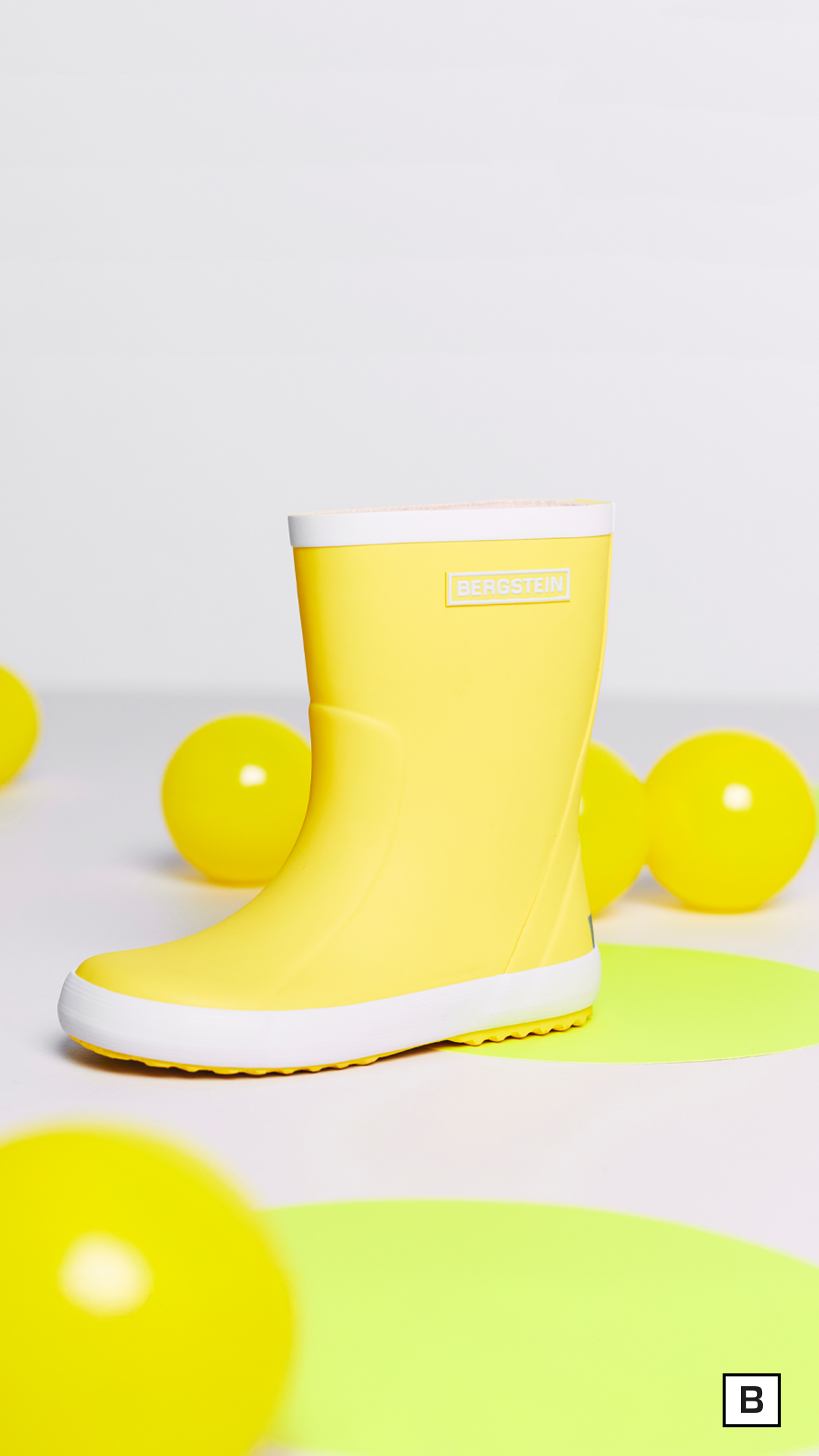 || Bergstein || Regenlaars Limited Edition - Neon Yellow