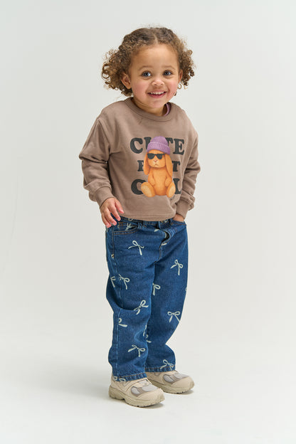 || The New || Jeans wide leg met print - Siblings