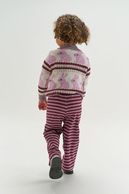 || The New || Gebreid vest met konijnen - Siblings